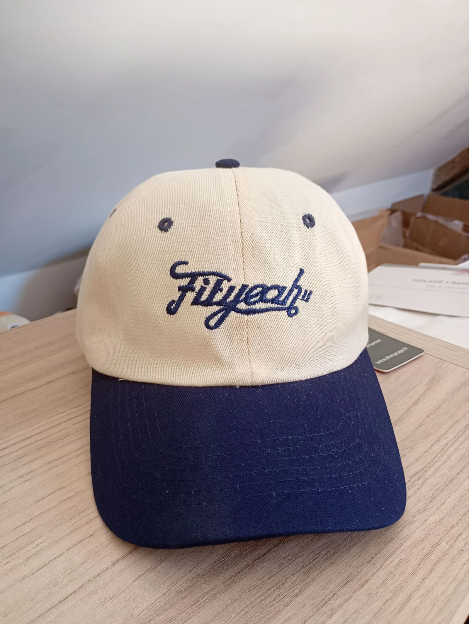 Casquette style vintage réglable brodé